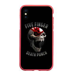Чехол для iPhone XS Max матовый Five Finger Death Punch