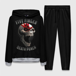 Женский костюм с толстовкой 3D Five Finger Death Punch