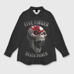 Женская рубашка oversize 3D Five Finger Death Punch