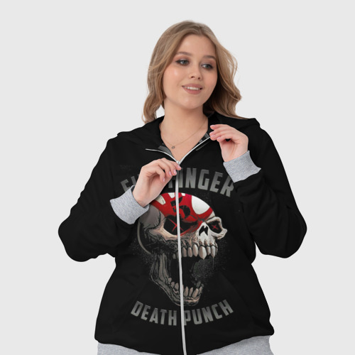 Женский костюм 3D с принтом Five Finger Death Punch, фото #4