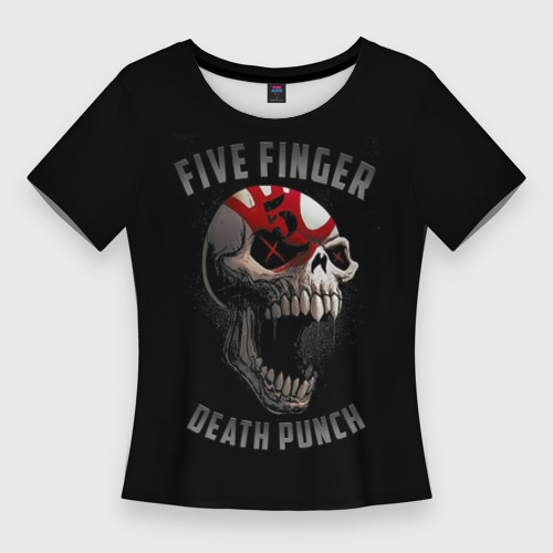 Женская футболка 3D Slim Five Finger Death Punch, цвет 3D печать