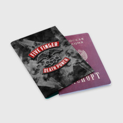Обложка для паспорта матовая кожа Five Finger Death Punch - фото 2