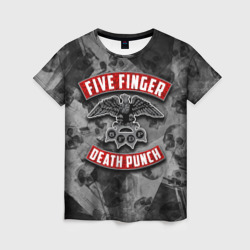 Женская футболка 3D Five Finger Death Punch