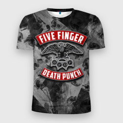 Мужская футболка 3D Slim Five Finger Death Punch