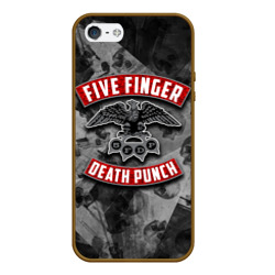 Чехол для iPhone 5/5S матовый Five Finger Death Punch