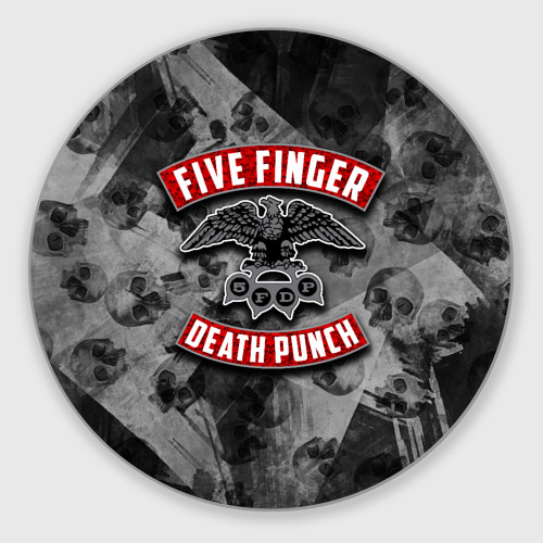 Круглый коврик для мышки Five Finger Death Punch