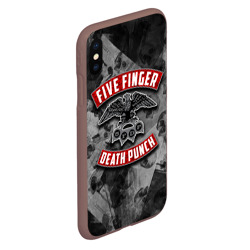 Чехол для iPhone XS Max матовый Five Finger Death Punch - фото 2