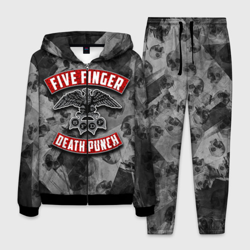 Мужской костюм 3D Five Finger Death Punch, цвет черный