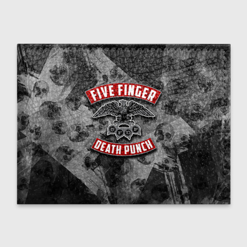 Обложка для студенческого билета Five Finger Death Punch, цвет бирюзовый