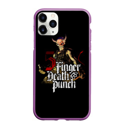 Чехол для iPhone 11 Pro Max матовый Five Finger Death Punch