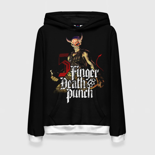 Женская толстовка 3D Five Finger Death Punch, цвет 3D печать