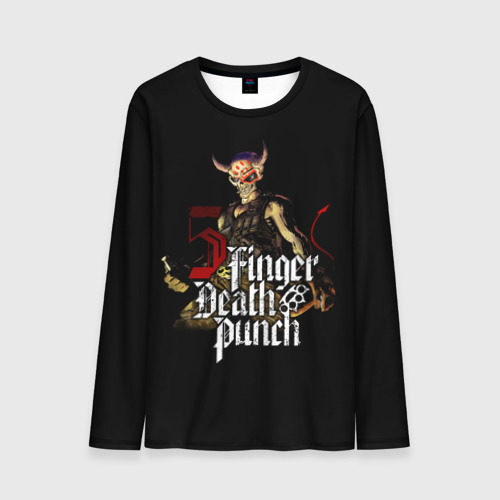 Мужской лонгслив 3D Five Finger Death Punch, цвет 3D печать