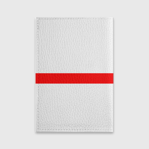 Обложка для паспорта матовая кожа Папа всегда прав, цвет красный - фото 2