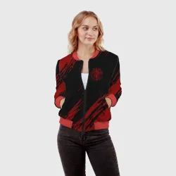 Женский бомбер 3D Стальной алхимик Fullmetal Alchemist - фото 2