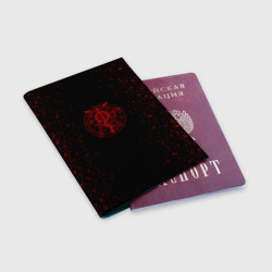 Обложка для паспорта матовая кожа Стальной алхимик Fullmetal Alchemist - фото 2