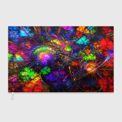 Флаг 3D Неоновые краски