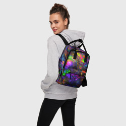 Женский рюкзак 3D Неоновые краски - фото 2