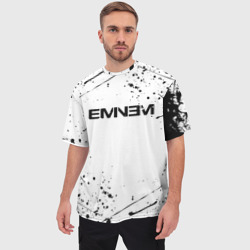 Мужская футболка oversize 3D Eminem Эминем - фото 2