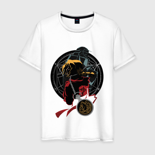Мужская футболка хлопок Стальной алхимик Fullmetal Alchemist