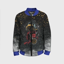 Детский бомбер 3D Стальной алхимик The steel alchemist