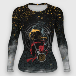 Женский рашгард 3D Стальной алхимик The steel alchemist