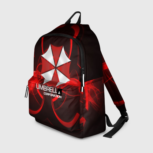 Рюкзак 3D с принтом Umbrella Corp, вид спереди #2