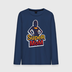 Мужской лонгслив хлопок Super Mom