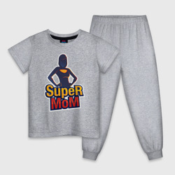 Детская пижама хлопок Super Mom