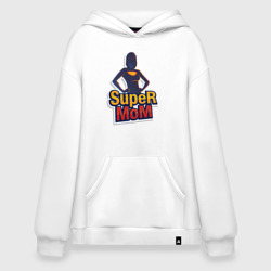 Худи SuperOversize хлопок Super Mom