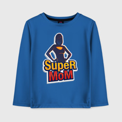 Детский лонгслив хлопок Super Mom