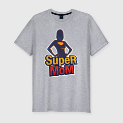 Мужская футболка хлопок Slim Super Mom