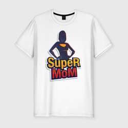 Мужская футболка хлопок Slim Super Mom