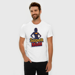 Мужская футболка хлопок Slim Super Mom - фото 2