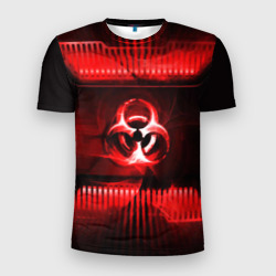 Мужская футболка 3D Slim Biohazard