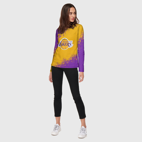 Женский лонгслив 3D LA Lakers Kobe Bryant, цвет 3D печать - фото 5
