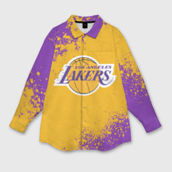 Женская рубашка oversize 3D LA Lakers Kobe Bryant