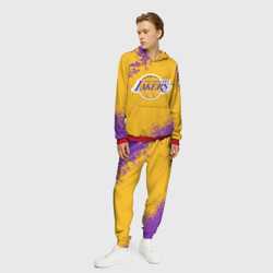 Мужской костюм с толстовкой 3D LA Lakers Kobe Bryant - фото 2