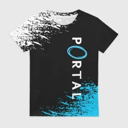 Женская футболка 3D Portal