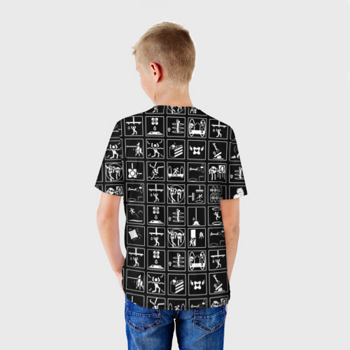 Детская футболка 3D Portal, цвет 3D печать - фото 4