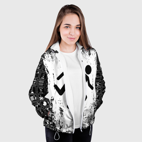 Женская куртка 3D Portal, цвет белый - фото 4