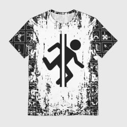 Мужская футболка 3D Portal