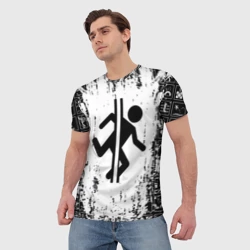 Мужская футболка 3D Portal - фото 2