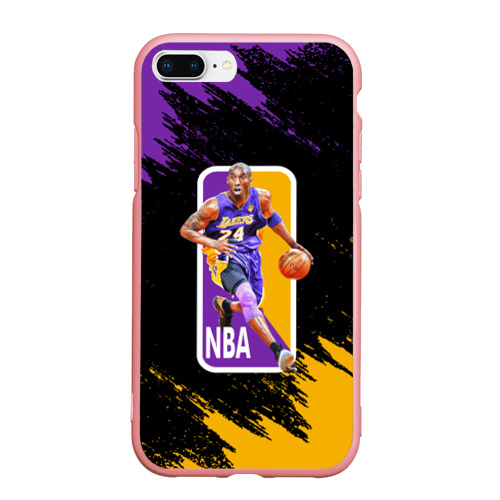 Чехол для iPhone 7Plus/8 Plus матовый LA Kobe B, цвет баблгам