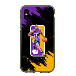 Чехол для iPhone XS Max матовый LA Kobe B