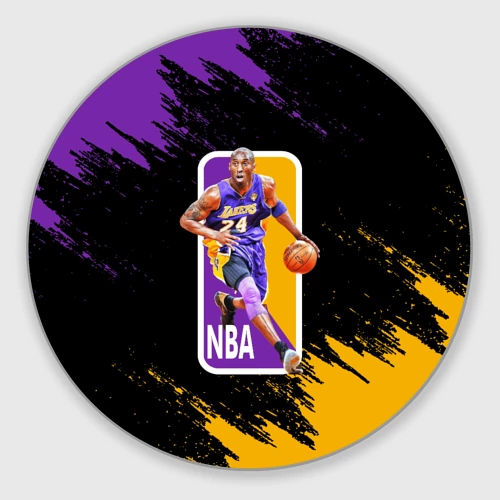 Круглый коврик для мышки LA Kobe B