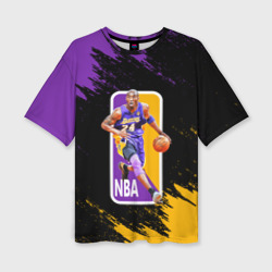 Женская футболка oversize 3D LA Kobe B