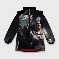 Зимняя куртка для девочек 3D Ведьмак Геральд 
