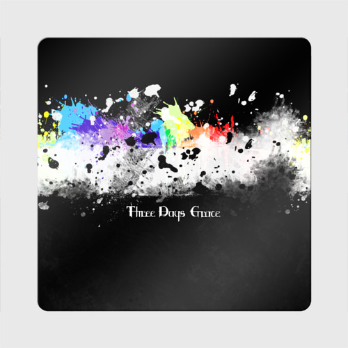 Магнит виниловый Квадрат THREE DAYS GRACE