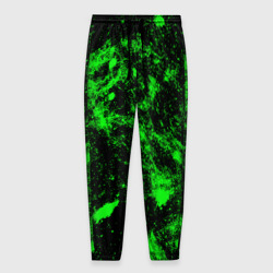 Мужские брюки 3D Зелёная краска