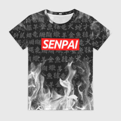 Женская футболка 3D Сэмпай